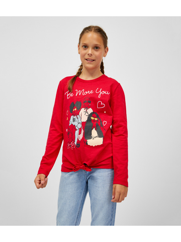 Sam 73 Piros hosszú ujjú lány póló SAM 73 Vadania
