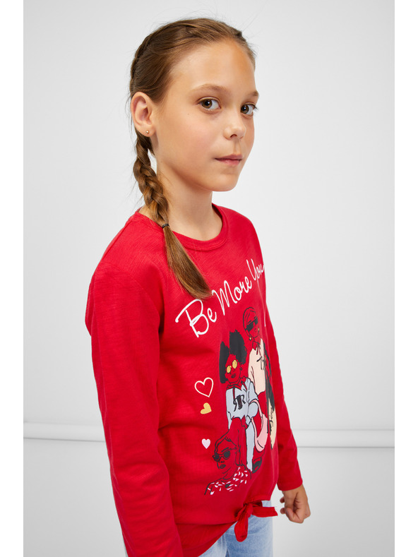 Sam 73 Piros hosszú ujjú lány póló SAM 73 Vadania