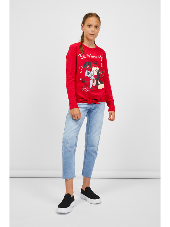 Sam 73 Piros hosszú ujjú lány póló SAM 73 Vadania