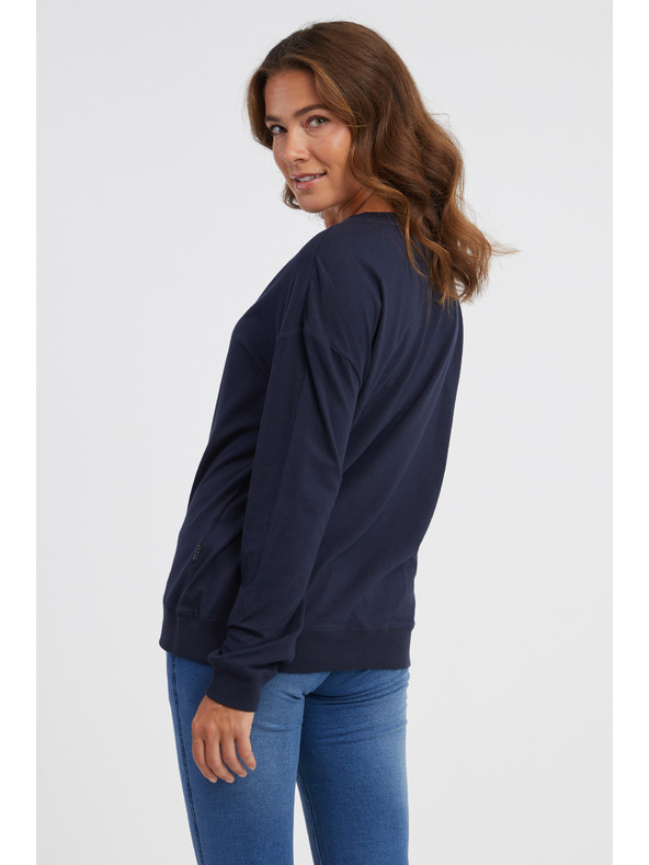 Sam 73 Sötétkék női hosszú ujjú póló SAM 73 Sharma