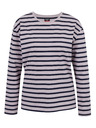 Sam 73 Kék és rózsaszín női csíkos hosszú ujjú póló SAM 73 Prudence