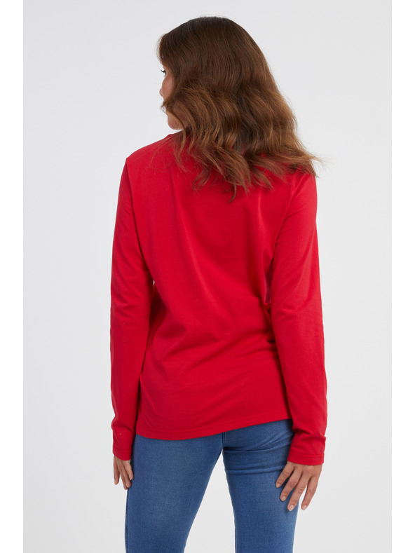 Sam 73 Piros női hosszú ujjú póló SAM 73 Zira