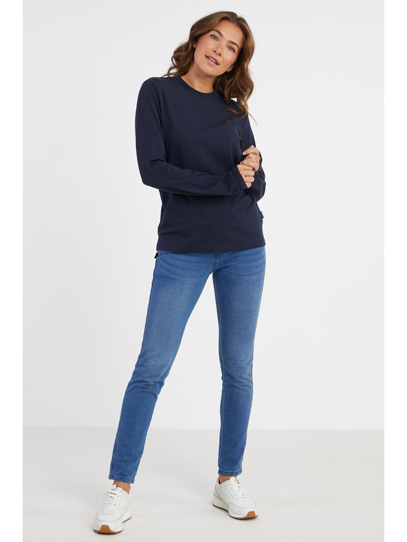 Sam 73 Sötétkék női hosszú ujjú póló SAM 73 Zira