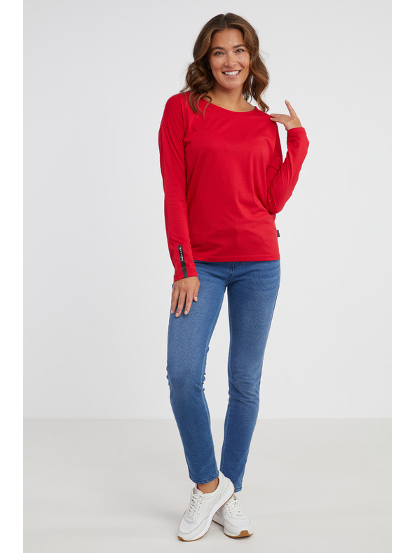 Sam 73 Piros Női hosszú ujjú póló SAM 73 Patty