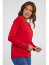 Sam 73 Piros Női hosszú ujjú póló SAM 73 Patty