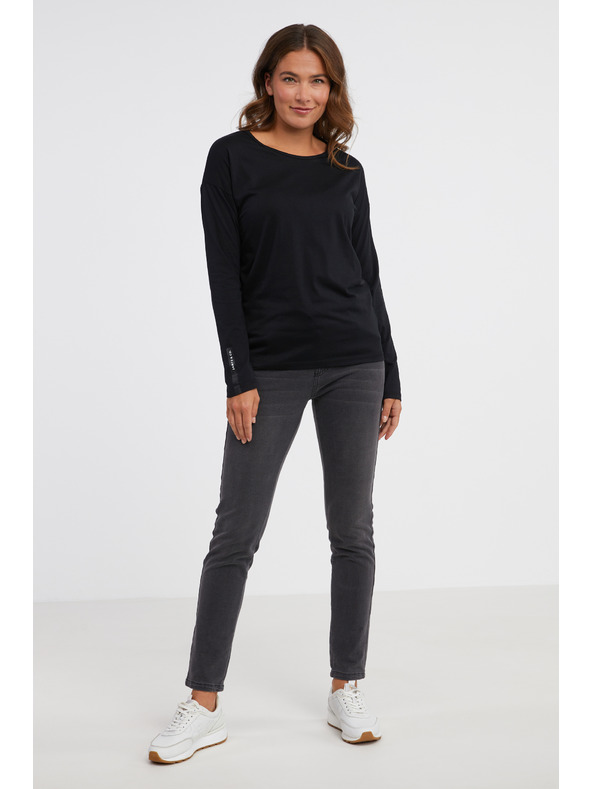 Sam 73 Fekete Női hosszú ujjú póló SAM 73 Patty