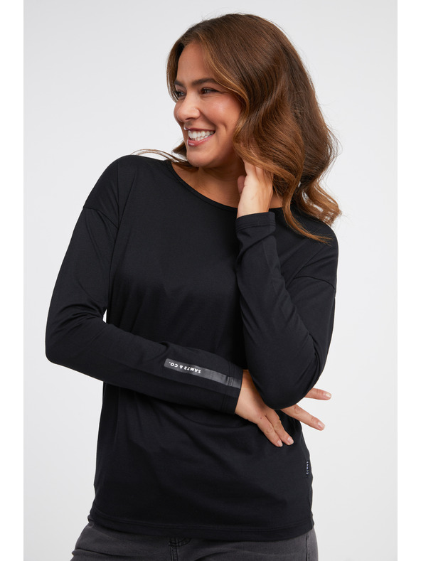Sam 73 Fekete Női hosszú ujjú póló SAM 73 Patty