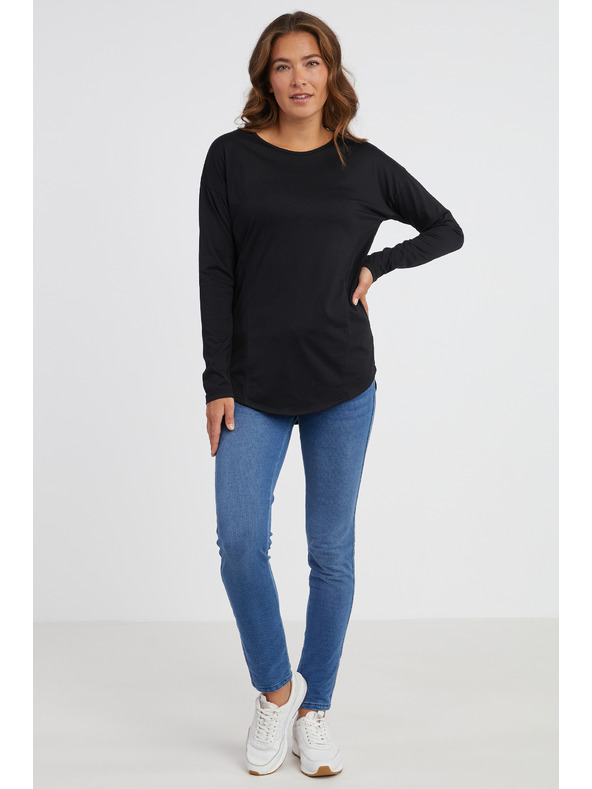 Sam 73 Fekete női hosszú ujjú póló SAM 73 Sherri