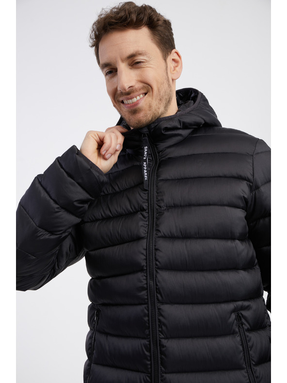 Sam 73 Fekete férfi steppelt dzseki SAM 73 Spider