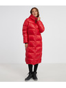 Sam 73 Piros női steppelt kabát kapucnival SAM 73 Anna