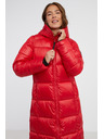 Sam 73 Piros női steppelt kabát kapucnival SAM 73 Anna
