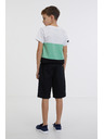 Sam 73 Fekete fiú rövidnadrág SAM 73 Falko