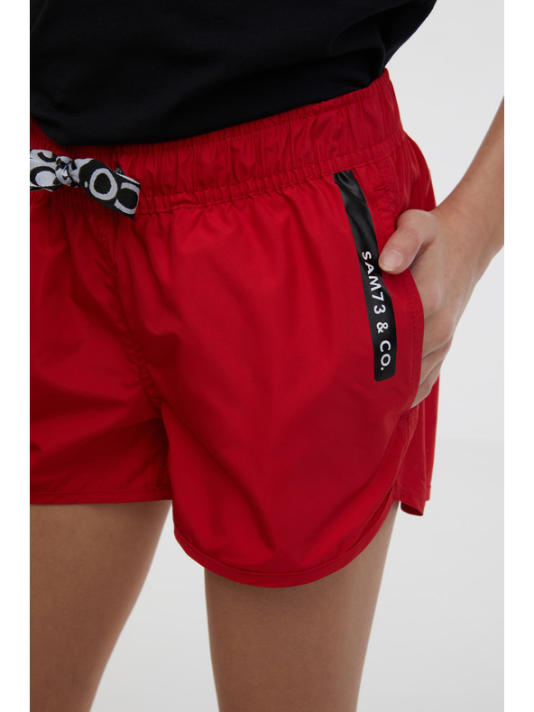 Sam 73 Piros lány rövidnadrág SAM 73 Winnie