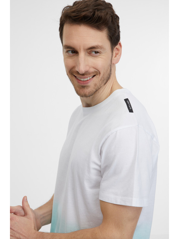 Sam 73 Kék-fehér férfi póló SAM 73 Vito