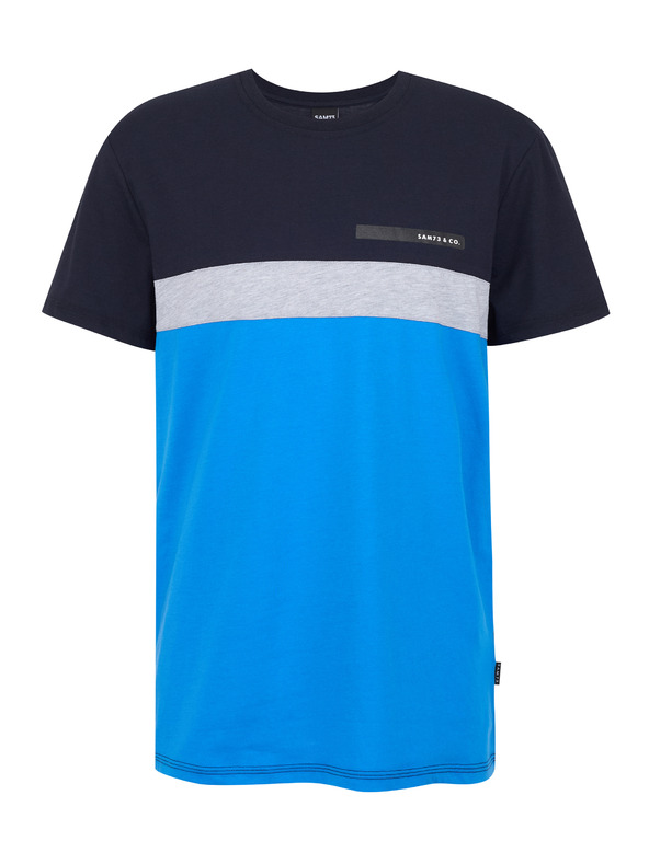 Sam 73 Kék-fekete férfi póló SAM 73 Ernesto