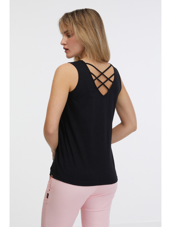 Sam 73 Fekete női tank top SAM 73 Carla