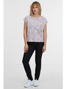 Sam 73 Világos lila női mintás póló SAM 73 Margarita