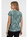Sam 73 Zöld női mintás póló SAM 73 Margarita