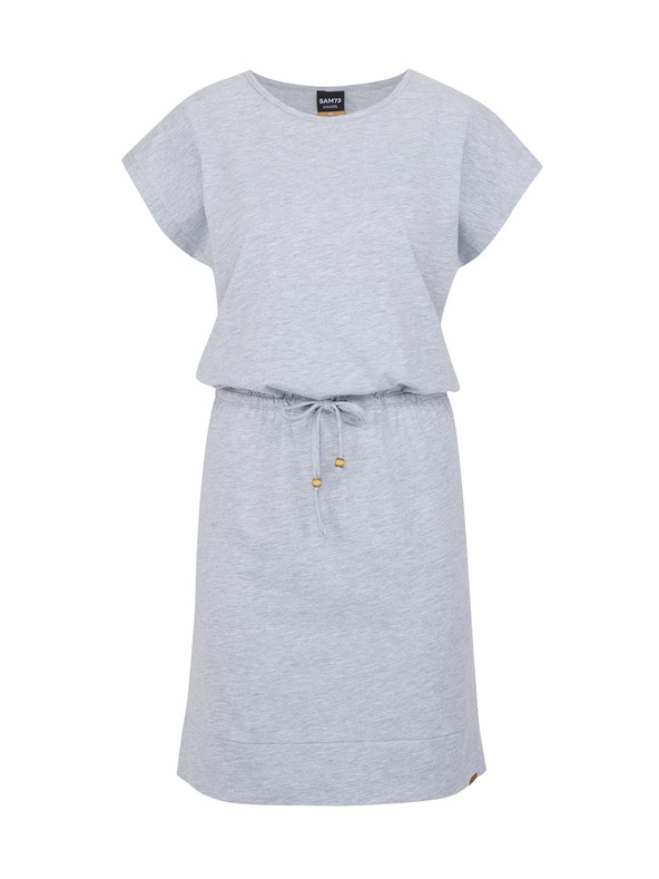 Sam 73 Világosszürke csíkos női ruha SAM 73 Esperanza
