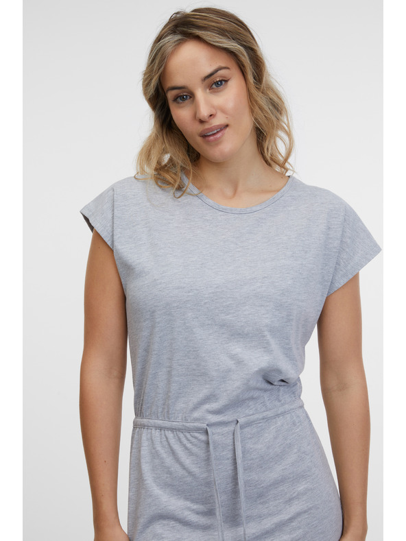 Sam 73 Világosszürke csíkos női ruha SAM 73 Esperanza