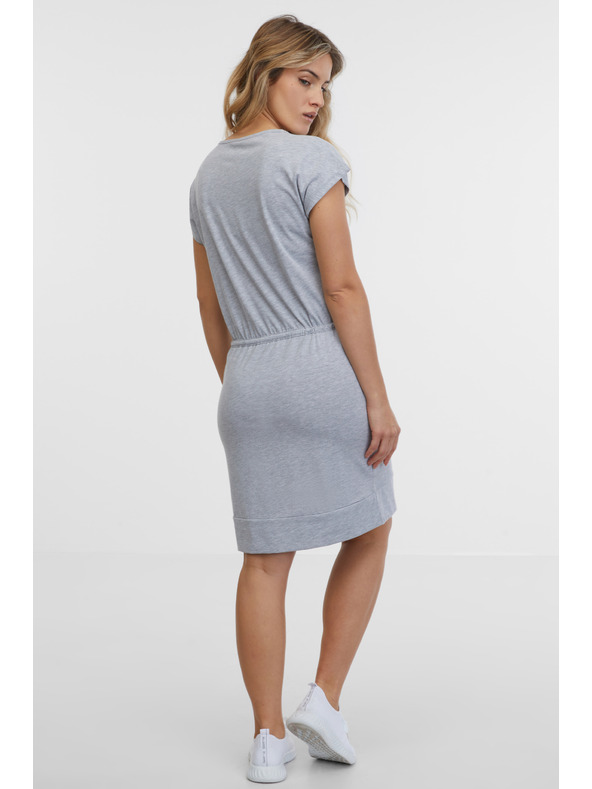 Sam 73 Világosszürke csíkos női ruha SAM 73 Esperanza