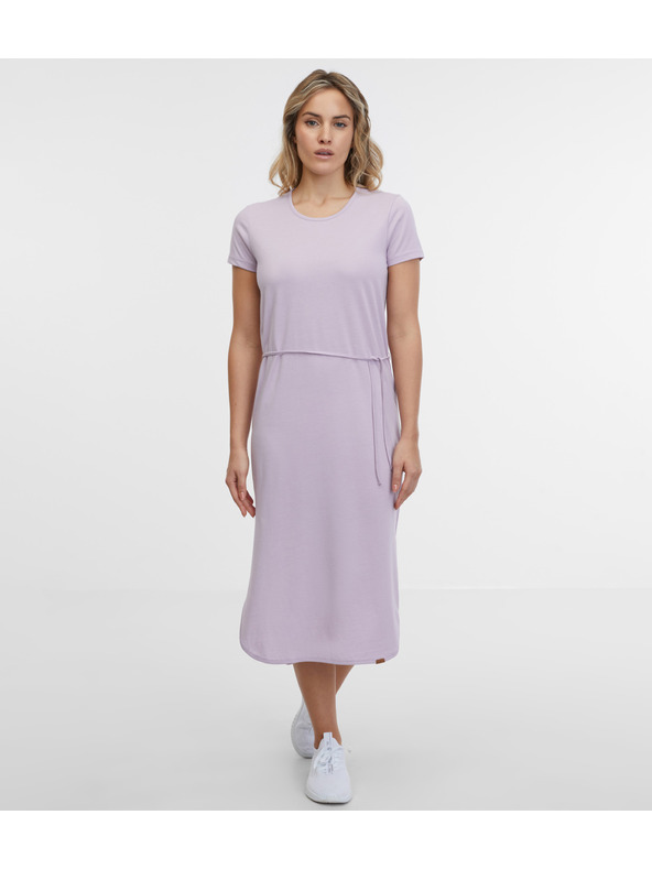 Sam 73 Világos lila női midi ruha SAM 73 Estela