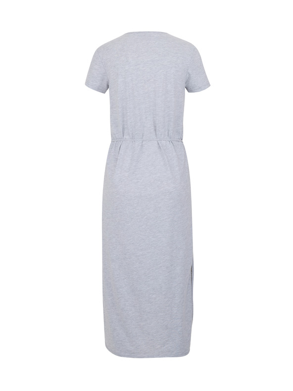 Sam 73 Világosszürke női csíkos midi ruha SAM 73 Estela