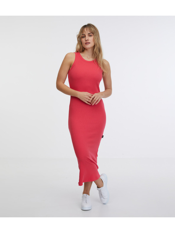 Sam 73 Korallszínű női alap maxiruha SAM 73 Rita
