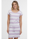 Sam 73 Fehér és lila női csíkos ruha SAM 73 Reyna