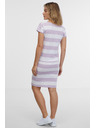 Sam 73 Fehér és lila női csíkos ruha SAM 73 Reyna