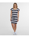 Sam 73 Fehér és kék női csíkos ruha SAM 73 Reyna