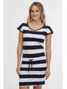 Sam 73 Fehér és kék női csíkos ruha SAM 73 Reyna