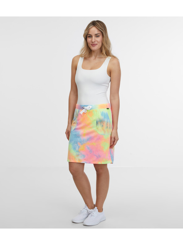 Sam 73 Kék és rózsaszín mintás női szoknya SAM 73 Tiara