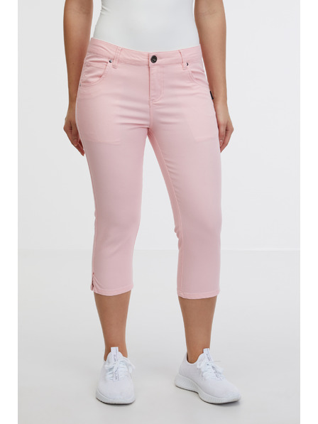 Sam 73 Világos rózsaszín női háromnegyedes slim fit farmer SAM 73 Amara