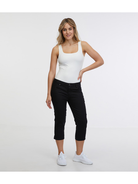 Sam 73 Fekete női háromnegyedes slim fit farmer SAM 73 Amara