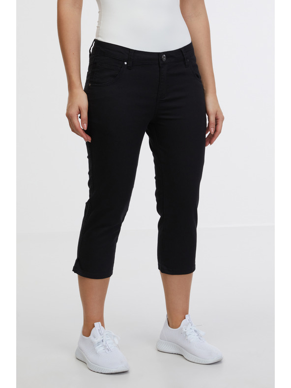 Sam 73 Fekete női háromnegyedes slim fit farmer SAM 73 Amara