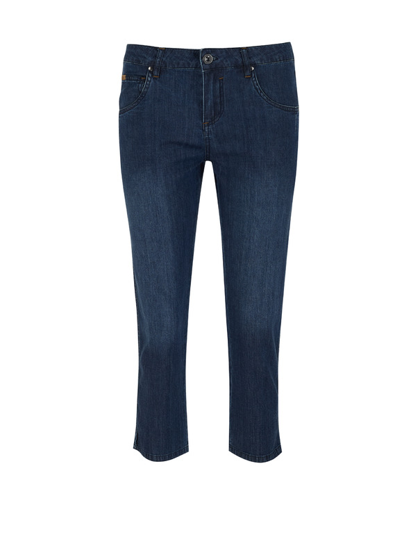 Sam 73 Sötétkék női háromnegyedes egyenes szabású farmer SAM 73 Antonella