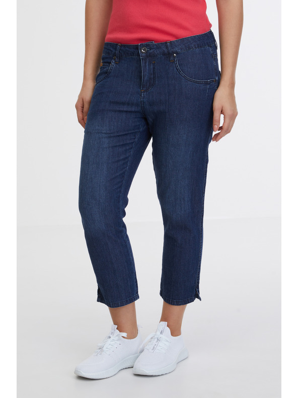 Sam 73 Sötétkék női háromnegyedes egyenes szabású farmer SAM 73 Antonella