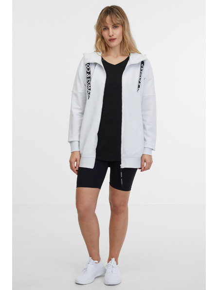 Sam 73 Világosszürke női kapucnis, cipzáras pulóver SAM 73 Lisa