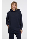 Sam 73 Sötétkék női hosszabbított kapucnis pulóver SAM 73 Lola