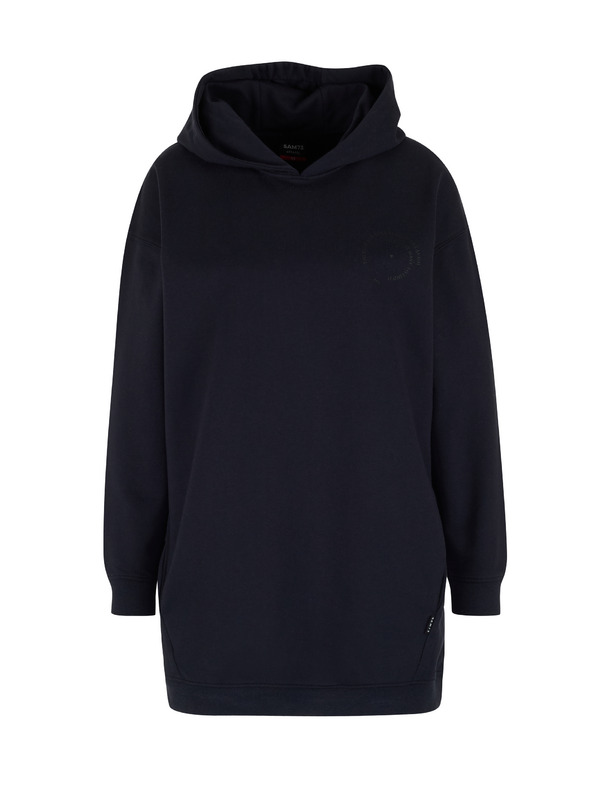 Sam 73 Sötétkék női hosszabbított kapucnis pulóver SAM 73 Lola