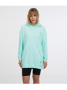 Sam 73 Türkizkék női hosszabb kapucnis pulóver SAM 73 Lola