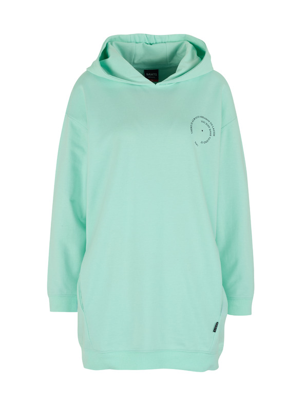 Sam 73 Türkizkék női hosszabb kapucnis pulóver SAM 73 Lola