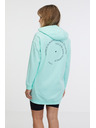 Sam 73 Türkizkék női hosszabb kapucnis pulóver SAM 73 Lola