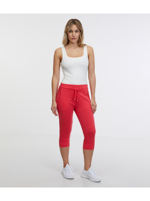 Sam 73 Korallszínű női háromnegyedes melegítőnadrág SAM 73 Camila