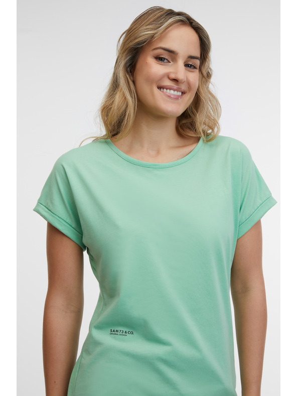 Sam 73 Világoszöld női póló SAM 73 Cristina