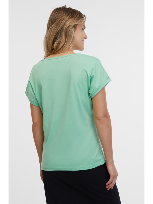 Sam 73 Világoszöld női póló SAM 73 Cristina