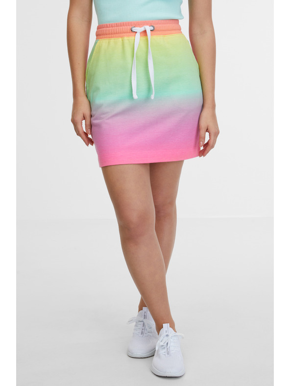 Sam 73 Női zöld és rózsaszín szoknya SAM 73 Hermosa