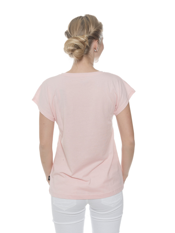 Sam 73 Rózsaszín női nyomtatott póló SAM 73