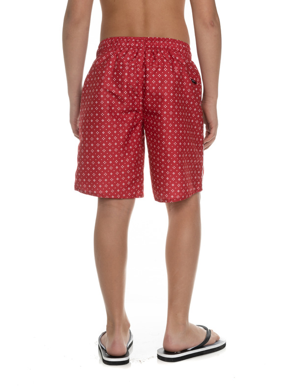 Sam 73 Piros fiú mintás fürdőruha SAM 73